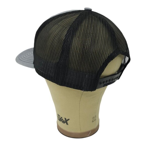 WildEar Patch Snapback Cap Back Mesh Trucker Baseball Hunter Protection Hat Gray - Picture 12 of 13